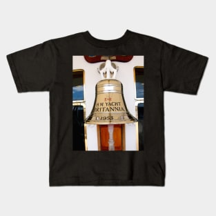 Ship's Bell, Royal Yacht Britannia Kids T-Shirt